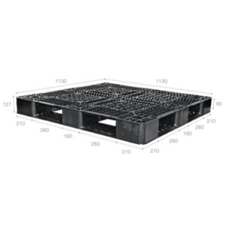 Plastic Export Pallet - Double Deck - 1100x1100 x 5