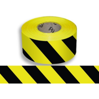 Barricade Tape - Yellow & Black Striped