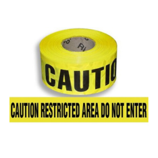 Caution Restricted Area Tape